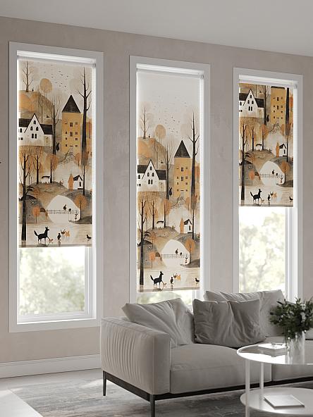 Рулонная штора Теринт - 55 - ширина 47 см - фото 4