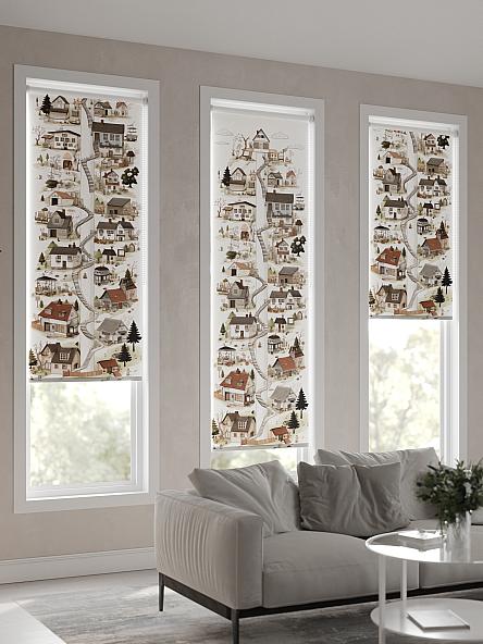 Рулонная штора Теринт - 56 - ширина 47 см - фото 4