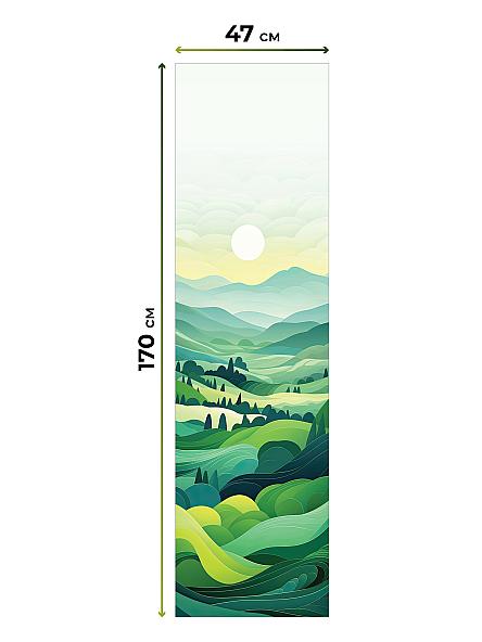 Рулонная штора Теринт - 61 - ширина 47 см - фото 5