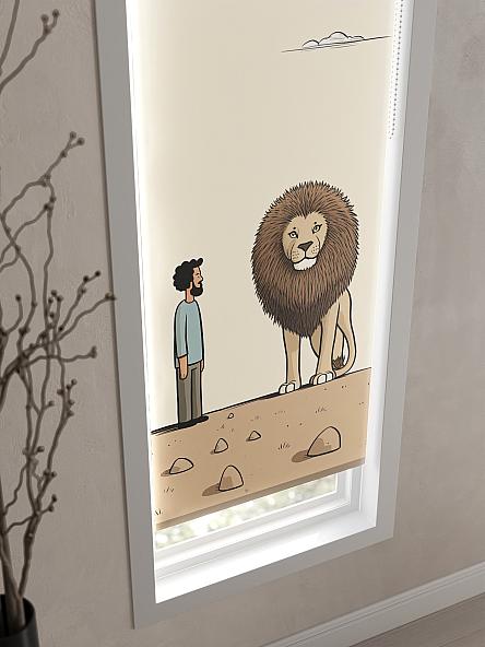 Рулонная штора Теринт - 63 - ширина 47 см - фото 3