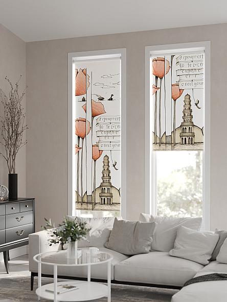 Рулонная штора Теринт - 66 - ширина 47 см - фото 2