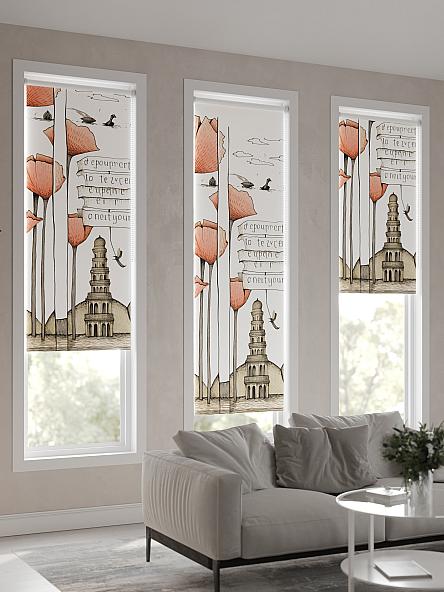 Рулонная штора Теринт - 66 - ширина 47 см - фото 4