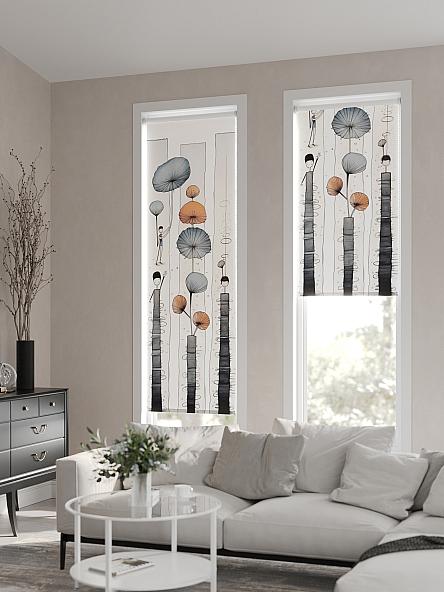 Рулонная штора Теринт - 68 - ширина 47 см - фото 2