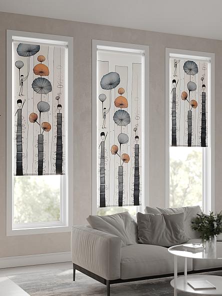 Рулонная штора Теринт - 68 - ширина 47 см - фото 4