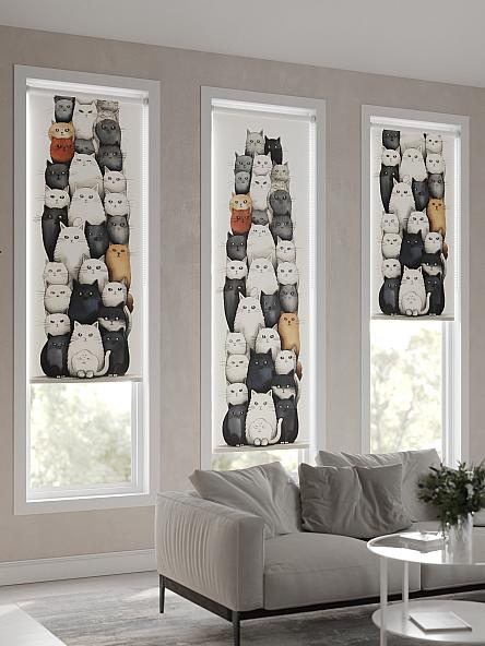 Рулонная штора Теринт - 69 - ширина 47 см - фото 4