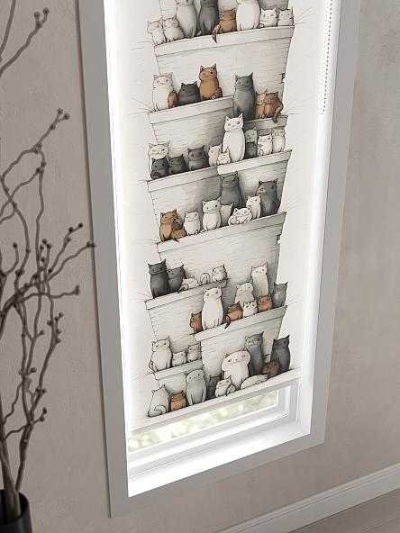 Рулонная штора Теринт - 70 - ширина 47 см - фото 3