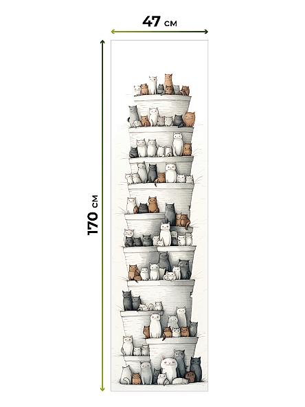 Рулонная штора Теринт - 70 - ширина 47 см - фото 5