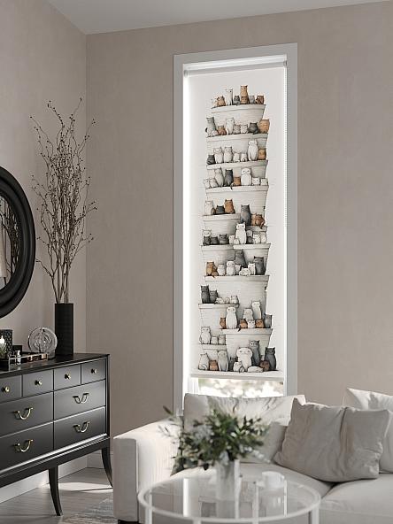 Рулонная штора Теринт - 70 - ширина 47 см - фото 6