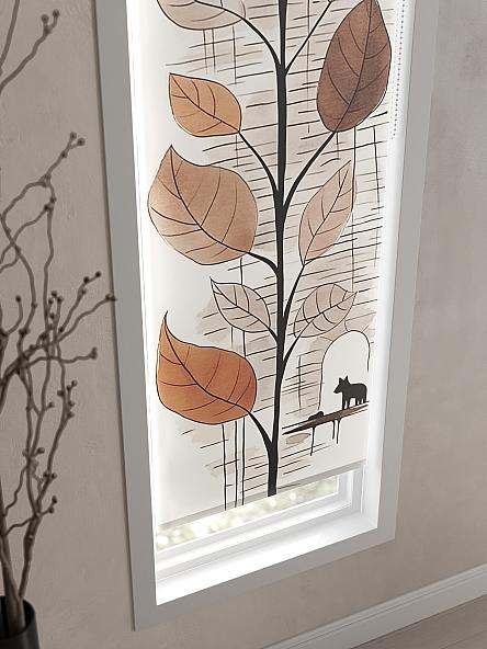 Рулонная штора Теринт - 75 - ширина 47 см - фото 3