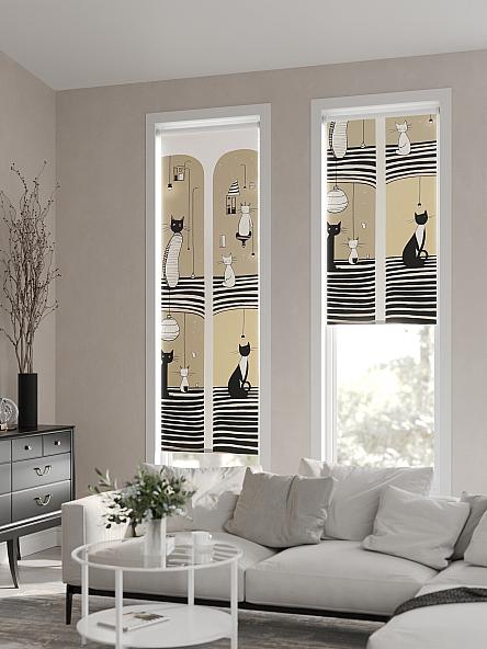 Рулонная штора Теринт - 80 - ширина 47 см - фото 2