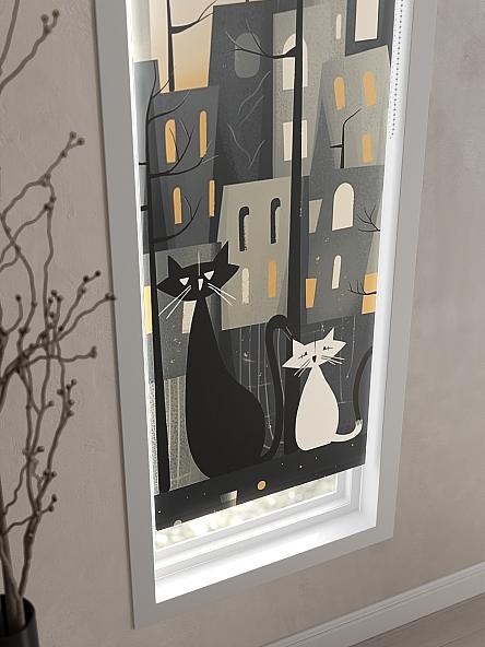 Рулонная штора Теринт - 84 - ширина 47 см - фото 3