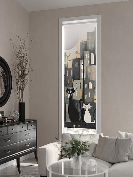 Рулонная штора Теринт - 84 - ширина 47 см - фото 6