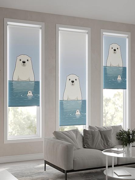 Рулонная штора Теринт - 86 - ширина 47 см - фото 4