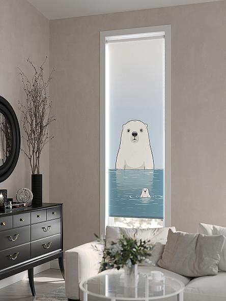 Рулонная штора Теринт - 86 - ширина 47 см - фото 6