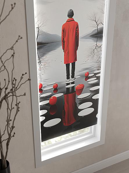 Рулонная штора Теринт - 87 - ширина 47 см - фото 3