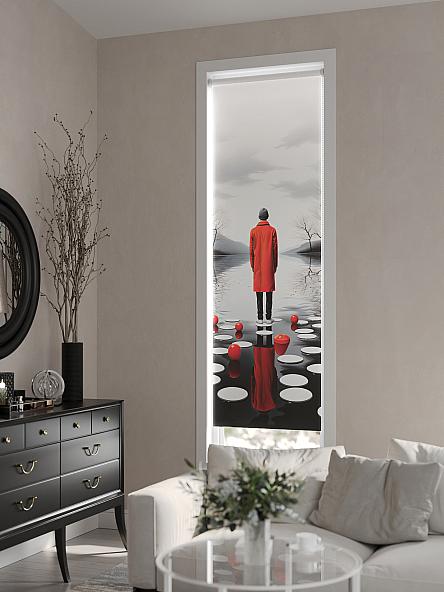 Рулонная штора Теринт - 87 - ширина 47 см - фото 6