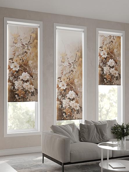 Рулонная штора Теринт - 90 - ширина 47 см - фото 4