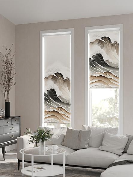 Рулонная штора Теринт - 100 - ширина 47 см - фото 2