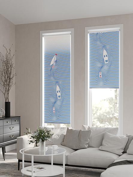 Рулонная штора Теринт - 105 - ширина 47 см - фото 2