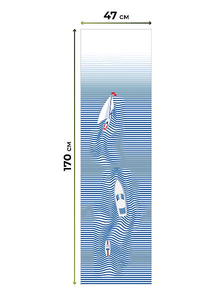 Рулонная штора Теринт - 105 - ширина 47 см - фото 5