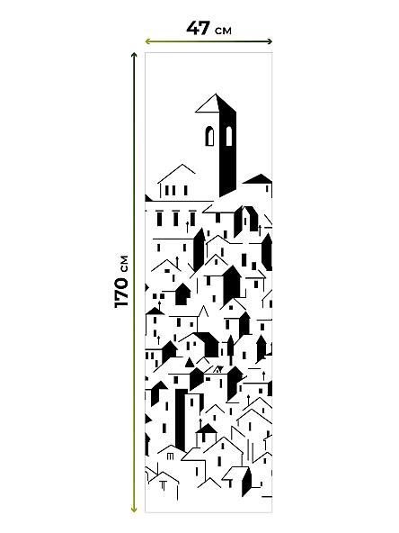 Рулонная штора Теринт - 108 - ширина 47 см - фото 5
