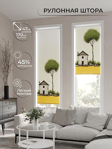 Рулонная штора Теринт - 109 - ширина 47 см