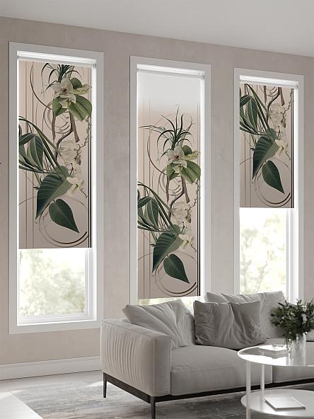 Рулонная штора Теринт - 127 - ширина 47 см - фото 4