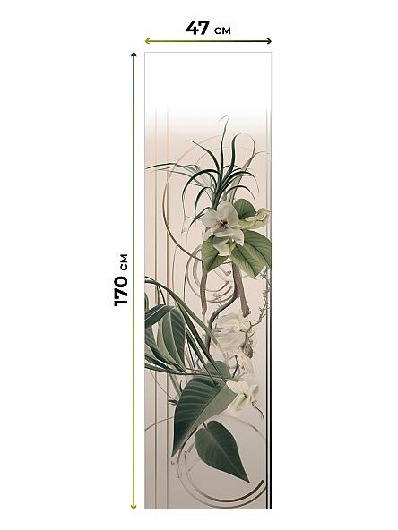 Рулонная штора Теринт - 127 - ширина 47 см - фото 5