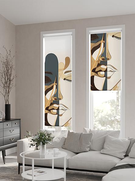 Рулонная штора Теринт - 131 - ширина 47 см - фото 2