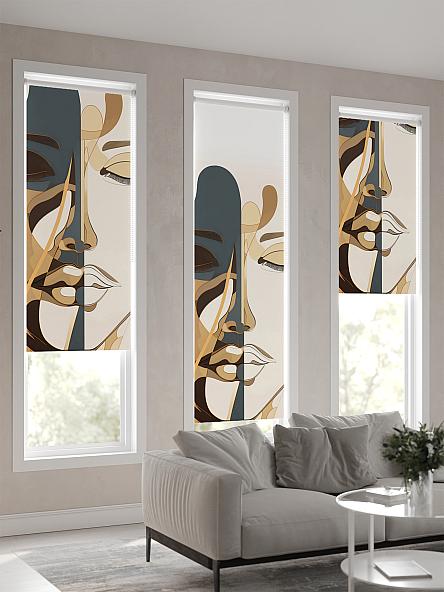 Рулонная штора Теринт - 131 - ширина 47 см - фото 4