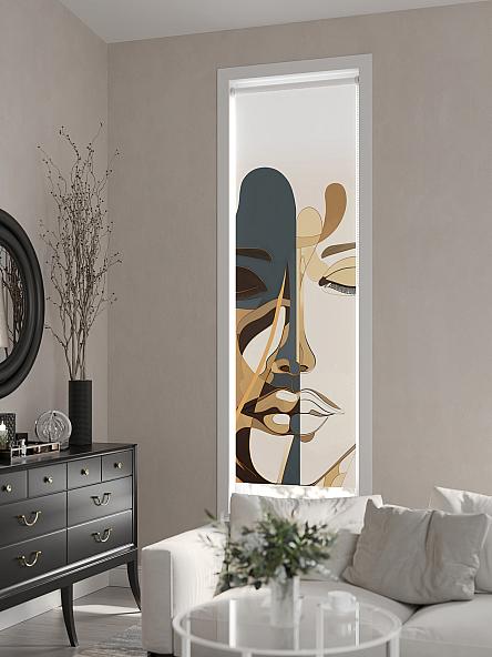 Рулонная штора Теринт - 131 - ширина 47 см - фото 6