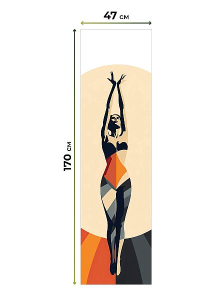 Рулонная штора Теринт - 132 - ширина 47 см - фото 5