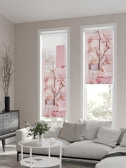 Рулонная штора Теринт - 139 - ширина 47 см - фото 2