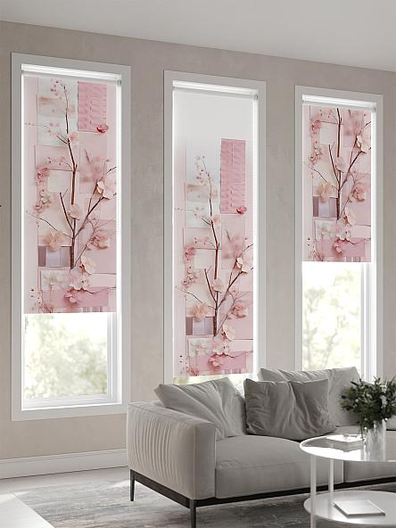 Рулонная штора Теринт - 139 - ширина 47 см - фото 4