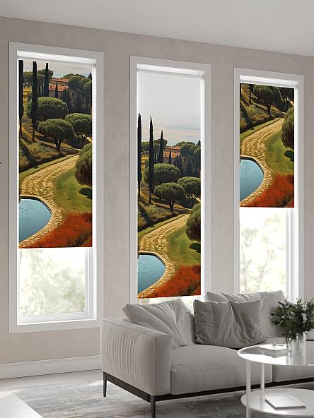 Рулонная штора Теринт - 152 - ширина 47 см - фото 4