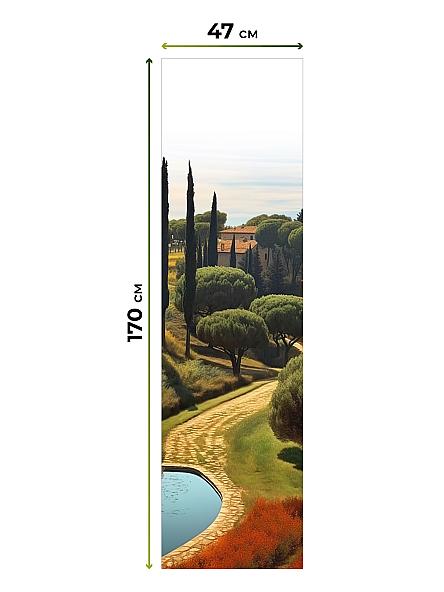 Рулонная штора Теринт - 152 - ширина 47 см - фото 5