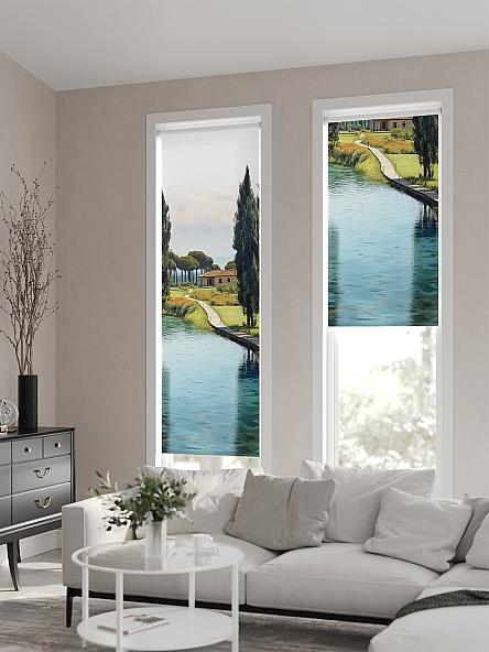 Рулонная штора Теринт - 153 - ширина 47 см - фото 2