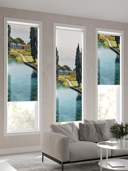 Рулонная штора Теринт - 153 - ширина 47 см - фото 4