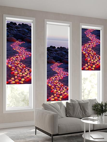 Рулонная штора Теринт - 159 - ширина 47 см - фото 4