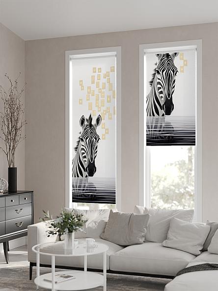 Рулонная штора Теринт - 174 - ширина 47 см - фото 2