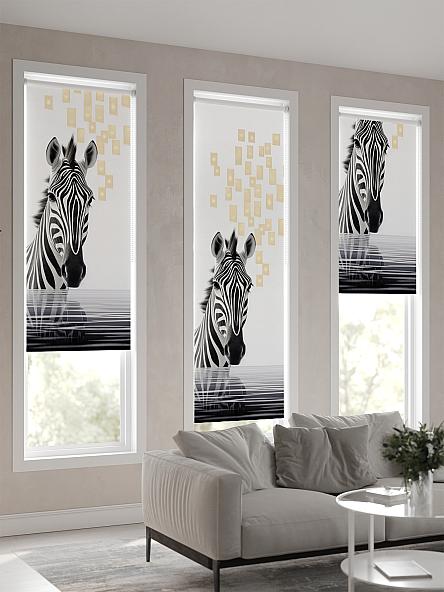 Рулонная штора Теринт - 174 - ширина 47 см - фото 4