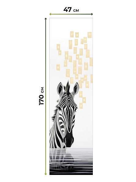 Рулонная штора Теринт - 174 - ширина 47 см - фото 5