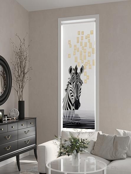 Рулонная штора Теринт - 174 - ширина 47 см - фото 6