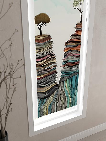 Рулонная штора Теринт - 177 - ширина 47 см - фото 3