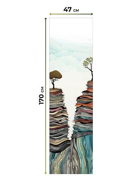 Рулонная штора Теринт - 177 - ширина 47 см - фото 5