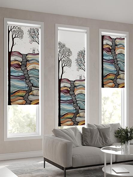 Рулонная штора Теринт - 178 - ширина 47 см - фото 4