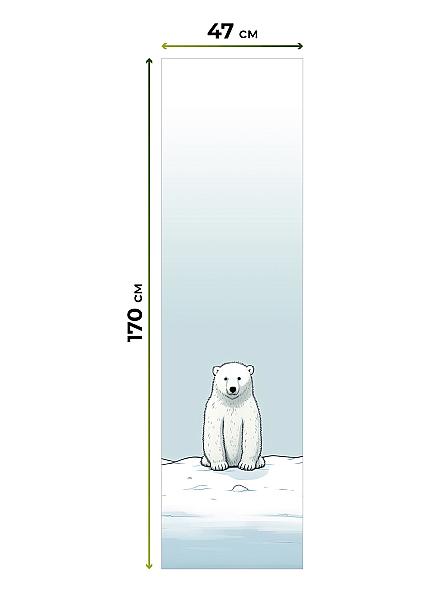 Рулонная штора Теринт - 180 - ширина 47 см - фото 5