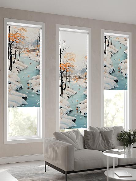 Рулонная штора Теринт - 181 - ширина 47 см - фото 4