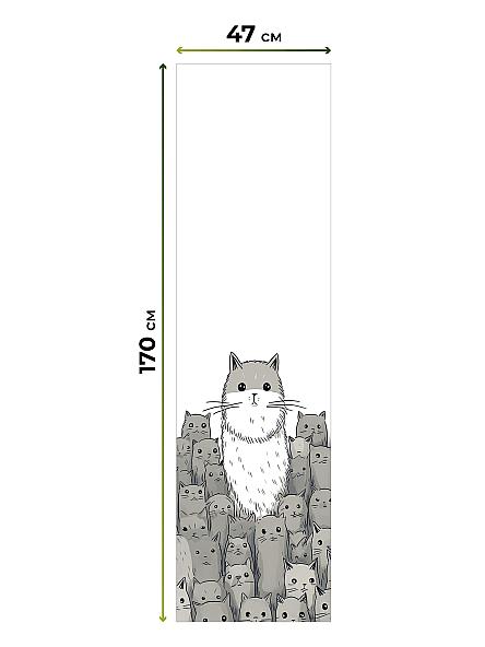 Рулонная штора Теринт - 182 - ширина 47 см - фото 5