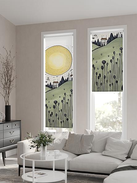 Рулонная штора Теринт - 184 - ширина 47 см - фото 2